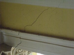 lath and plaster ceiling cracks